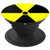 Biohazard Radioactive Symbol Fallout Warning Sign PopSockets Grip and Stand for Phones and Tablets