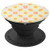 Mod Yellow Red Circles Pattern PopSockets Grip and Stand for Phones and Tablets
