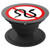No Rattlesnake Road Sign Warning PopSockets Grip and Stand for Phones and Tablets