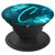 Teal Galaxy Nebula Blue Night Sky Cosmic Stars ~ Letter C PopSockets Grip and Stand for Phones and Tablets