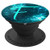 Teal Galaxy Nebula Blue Night Sky Cosmic Stars ~ Letter F PopSockets Grip and Stand for Phones and Tablets