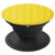 Dark Yellow Circle Loops Design PopSocket PopSockets Grip and Stand for Phones and Tablets