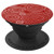 Cute white circles with red background popSockets PopSockets Grip and Stand for Phones and Tablets