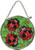 Amia Ladybug Glass Suncatcher 4-1/2" Multicolor
