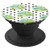 Succulent Pop Socket Black and White Polka Dots Pattern PopSockets Grip and Stand for Phones and Tablets