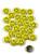 Classic Smiley Face Pinback Buttons  1 Inch Size  25 Pack