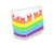 Compoco Gay Pride Lapel Pin Rainbow Cake Enamel Brooch LGBTQ Flag Accessory