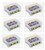 Super Stackers (1.6 x 3.5 x 4.8) Set of 6 Clear