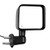 ECCPP Passenger Side Mirror Power Heated Rear View Mirrors Black Right Manual Fold fit for 20072017 for Jeep Wrangler