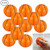 WedFeir Mini Basketball Stress Balls Pack of 12 25 Small Foam Basketballs Stress Relief Basketball Squeeze Balls for Kids Sports Theme Party Favor Toys Birthday Party Game