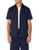 Dickies Mens Big and Tall Short Sleeve Work Shirt Navy Small