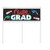Creative Converting Yard Banner, 48-Inch, Congrats Grad