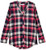 Foxcroft Womens Daisy Blouse Navy Plaid 8