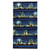 Henry Glass Metallic Silent Night Song 24 Panel Midnight