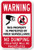 SmartSign Warning  This Property is Protected by Video Surveillance No Dumping Violators Will Be Prosecuted Sign  12 x 18 3M Engineer Grade Reflective Aluminum