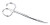 Scientific Labwares Premium Iris Tissue Dissecting Scissors, Fine Point, Stainless, Delicate, Curved, 4.5"