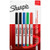 Sharpie Permanent Markers Ultra Fine Point Assorted Colors 6 Packs of 5 30 Count