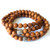 Agar Creations  Mens Womens 108 Bead Sandalwood 8mm Mala Bracelet  Yoga Meditation Beads  Buddha Prayer Beads