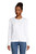 Lands End Womens Supima Cotton Long Sleeve Cardigan Sweater White Plus 1x