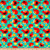 EXCLUSIVE KNIT Sesame Street Digital Tossed Elmo Faces Aqua Fabric by the Yard