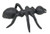 Cast Iron Black Ant Garden Statue Patio Yard Animal Insect