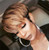 SEVENCOLORS Short Straight Wigs for Women Blonde Mix Black Bob Wigs with Bangs Synthetic Natural Looking Daily Party Wig