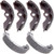ECCPP EBC345 315 Front and Rear Brake Shoes Fit for 19882000 Honda FourTrax 300 TRX300 2x4