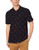 Volcom Mens Nolen Printed Button Up Short Sleeve Shirt Asphalt Black Small