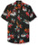 Volcom Mens Verano Stone Button Up Short Sleeve Shirt Black Extra Small