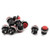 uxcell 10Pcs B06503 Red Button 16mm Thread SPST Momentary Push Button Switch