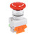 uxcell 25mm Mounting Hole Latching Emergency Stop Push Button Switch Red 1NO 1NC