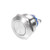 uxcell Momentary Metal Push Button Switch 22mm Mounting Dia 5A 2 Screw Terminals Flat Head