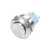 uxcell Momentary Metal Push Button Switch 22mm Mounting Dia 5A 3 Screw Terminals High Flat Head