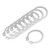 uxcell 245mm External Circlips CClip Retaining Shaft Snap Rings 304 Stainless Steel 50pcs
