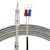 uxcell K Type Thermocouple M12 Thread 5mmx30mm Temperature Sensor Probe with 2M Cable 321112F0600C