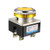 uxcell Push Button Switch Yellow Momentary AC 380V 5A Flat Head Pushbutton Switches 30mm Panel Mount