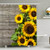 Bathroom Shower Curtain Sunflower Shower Curtains Set 12 Hooks Included, Waterproof Durable Fabric Bath Curtains Anti-Mildew Odorless Bathroom Decoration