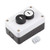 uxcell Push Button Switch Station Box Momentary NO White NO Black 600V 10A