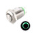 uxcell Momentary Metal Push Button Switch High Head 12mm Mounting Dia 1NO 36V Green LED Light