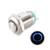 uxcell Momentary Metal Push Button Switch High Head 12mm Mounting Dia 1NO 12V Blue LED Light