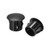 uxcell 20pcs Mounting 10mm X 11mm Black Nylon Round Snap Panel Locking Hole Plugs Cover