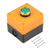 uxcell Push Button Switch Station Box Momentary 1NO 1NC Green Button 440V 10A