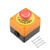 uxcell Push Button Switch Station SelfLocking NC NO Mushroom Emergency Stop Switch with Warning Sign