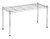 Whitmor Supreme Wide Stacking Shelf - Heavy Duty - Adjustable - Chrome
