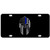 JASS GRAPHIX Thin Blue line Spartan Helmet Molon Labe HD 2D License Plate