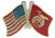 Sujak Military Items American  Shriner Flag Hat or Lapel Pin AK643