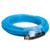Maxaline Air Compressor Hose 14X25FT Reinforced Polyurethane PU with 14 in MNPT Brass Ends Blue