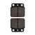 AHL Semimetallic FA137 Rear Brake Pads for KAWASAKI KSF 400 A1A2A3 KFX 400 2003 2004 2005