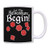 Retro Gamer Let The Adventure Begin Board Game Dice Coffee Mug Tea Cup Black