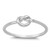 Infinity Knot Love Cute Ring New 925 Sterling Silver Band Size 7